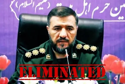 @Eli Afriat 🇮🇱: 🚨🇮🇷BREAKING: A senior Revolutionary Guards officer, "Ebrahim Mortawi," was ELIMINATED in attacks carried out in the city of Shiraz in southern Iran.