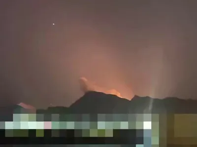 @Babak Taghvaee - The Crisis Watch: BREAKING: Finally tonight, the U.S. Air Force, using either B-1B or B-52H heavy bombers, successfully destroyed a ballistic missile base of the IRGC Aerospace Force in the city of Yazd—the same base t