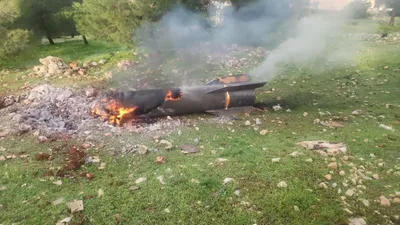 @Babak Taghvaee - The Crisis Watch: Booster section of one of those hypersonic missiles of the IRGC which were launched at Israel last night is found somewhere.

It was either Fattah or Khaybar Shekan.

#OperationEpicFury #OperationLion