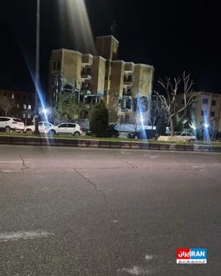 @ايران اينترنشنال: The image received by Iran International shows the ruins left behind from the Basij base building in Semnan following airstrikes.