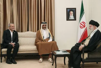 @Open Source Intel: Qatar and the Muslim brotherhood al Thani family spent 30 years bankrolling the Iranian regime. 

The regime repaid them with missile strikes on their soil and their gas facilities. 

What’s your mess