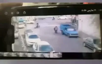 @🇮🇷LiveIranNews🇮🇱: 🚨Nazi-Abad, Tehran: The moment of the explosion at the Basij base captured on CCTV footage/The released image shows the occurrence of the explosion at this base affiliated with the terrorist group IR