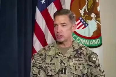 @Open Source Intel: CENTCOM Commander Admiral Cooper urges Iranians to remain indoors until further notice:

“You need to stay inside right now. There will be a clear signal at some point, as the President has indicated,