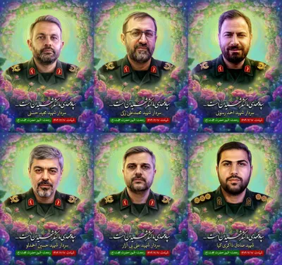 @Open Source Intel: Iran confirms the deaths of six “diplomats” in the Israeli airstrike on Beirut on March 8: Majid Hassini, Muhammad Ali Zaki, Ahmad Rasouli, Hossein Ahmadlou, Ali Reza Bi-Azar, and Sadegh Zakari.