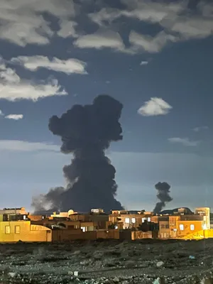 @Babak Taghvaee - The Crisis Watch: BREAKING: Some of the most important rocket production plants of Iran’s Ministry of Defense and Armed Forces Logistics, located in the city of Taft near Yazd, were heavily bombed by the Israeli Air Fo