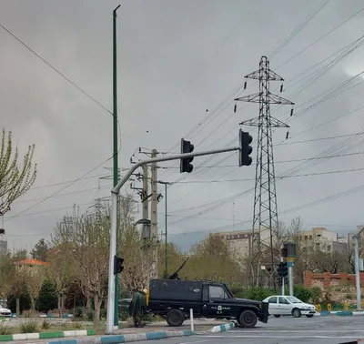 @Open Source Intel: Spotted in Sardar Jangal Intersection western Tehran, Iran. 

These IRGC machine-mounted suppression units are used against the Iranian population, not an outside enemy. 

Can you imagine?