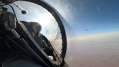 @Babak Taghvaee - The Crisis Watch: BREAKING: Video recorded today shows that KC-135R Stratotankers of the U.S. Air Reserve Command and Air National Guard, flown from Souda Air Base on Crete in Greece and from Ben Gurion International A