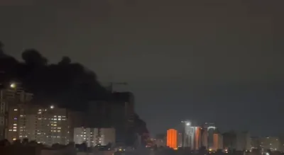 @مملکته: Tehran, District 22  
Saturday, Farvardin 8  
21:13  
They struck Kuhak three times  

Message: This is the same cyber air defense barracks of the IRGC Aerospace Force, and they've struck its other sh