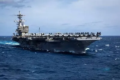 @Open Source Intel: BREAKING 🔴 

The USS George H.W. Bush carrier strike group heads to the CENTCOM region, ready for major operations near Iran. - CBS News