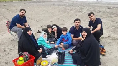 @Babak Taghvaee - The Crisis Watch: BREAKING: A Basij member named Hossein Mahdi was killed along with his disgusting family members (you can see in the image below) after his home in Pardisan, Qom, was struck in an Israeli airstrike. H