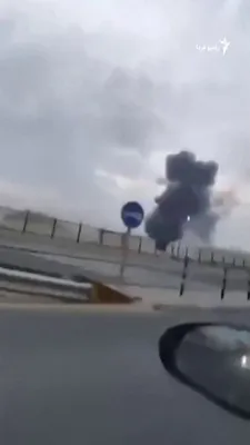 @RadioFarda‌|‌راديو فردا: On Sunday, Bapco company in Bahrain announced that a tanker at the company's fuel depot had caught fire due to an attack by Iran.

Published reports and images indicate nighttime airstrikes on Tehran 