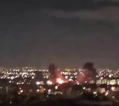 @Babak Taghvaee - The Crisis Watch: BREAKING: The US-Israeli Air Forces are heavily bombing Mehrabad International Airport in Tehran, the capital city of Iran, tonight. This is an absolute war crime they are committing.

#OperationEpicF