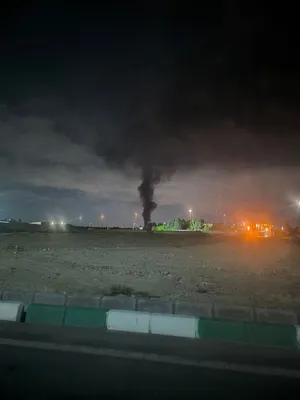 @Babak Taghvaee - The Crisis Watch: BREAKING: Received images show a column of black smoke rising in southern Tehran following the sound of fighter jets heard at 19:10—aftermath of an Israeli or U.S. airstrike.

Source: VahidOnline

#Op