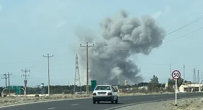 @Babak Taghvaee - The Crisis Watch: BREAKING: The Kashan railway (Yahya Abad bridge) was destroyed in Iran at 13:15 on Tuesday, April 7—another war crime committed by the Israeli Air Force on the orders of Netanyahu and Israel Katz.

#O