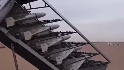 @Babak Taghvaee - The Crisis Watch: BREAKING: It appears the UAE Air Force is using Wing Loong 2 armed drones to target Iran’s oil plants in the Persian Gulf and southern Iran. In response, the IRGC Aerospace Force has launched a large 