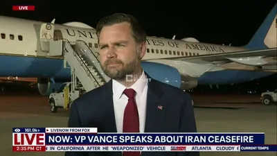 @Open Source Intel: JD Vance on the Strait of Hormuz:

We’ve already seen an increase in traffic today; hopefully, we’ll see an increase in traffic tomorrow. We actually think that we are seeing signs that the straits ar