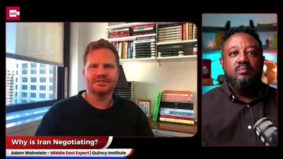 @Open Source Intel: Adam Weinstein, Middle East expert (Quincy Institute):

"The reason Iranians are negotiating is because they've sustained a lot of damage. They want to monetize the Strait of Hormuz and be able to sel