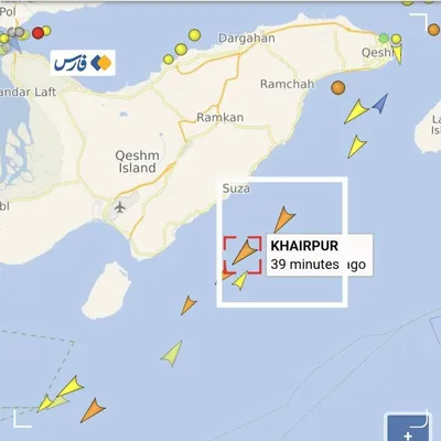 @Eli Afriat 🇮🇱: The Iranian Fars News Agency claims: Two oil tankers under the Pakistani flag, named Khairpur and Shalamer, which reportedly set out for the Strait of Hormuz a few hours ago, are making a 180-degree U