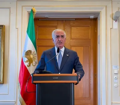 @🇮🇷LiveIranNews🇮🇱: ⚡🇸🇪👑His Majesty Reza Shah II in the Swedish Parliament: The main battle is the war of the terrorist regime of the Islamic Republic against the Iranian people/His Majesty stated in clear remarks tha