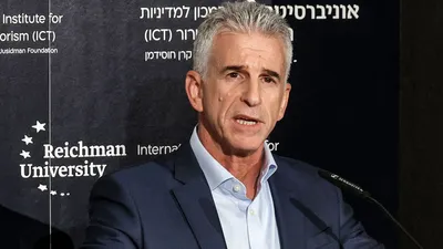 @Open Source Intel: MOSSAD: REGIME CHANGE IN IRAN IS THE GOAL 🔴

Mossad chief David Barnea:
“Our commitment will be fulfilled only once the extremist regime in Iran is replaced.”

He signals the campaign continues beyon