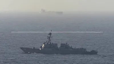 @Open Source Intel: CENTCOM releases video of a U.S. Navy warship broadcasting a formal blockade notice to all maritime traffic on Channel 16, the international hailing frequency used by every ship at sea:

"The U.S. has