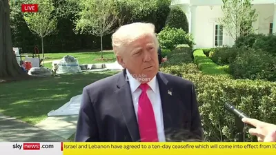 @Open Source Intel: President Trump: The Lebanon ceasefire will include Hezbollah, I think Hezbollah will stick to the ceasefire.