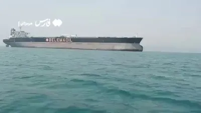 @Open Source Intel: Iranian state media aired footage of the Strait of Hormuz route near its coast, claiming all transit now requires IRGC approval. The passage runs between Larak and Qeshm islands. 

Let’s see if it pas