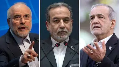 @𝐍𝐢𝐨𝐡 𝐁𝐞𝐫𝐠 🇮🇷 ✡︎: Pezeshkian, Ghalibaf and Araghchi have all posted nearly identical tweets about "unity", amid reports that Ghalibaf is stepping down from negotiations.

Internal power struggle likely happening.
