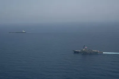 @Open Source Intel: CENTCOM:

The M/V Sevan, one of 19 "shadow fleet" vessels sanctioned by the U.S. Treasury for transporting billions in Iranian oil and gas, was intercepted today in the Arabian Sea by a U.S. Navy heli