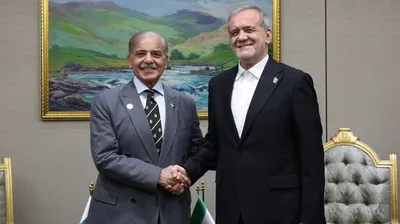 @Open Source Intel: During a phone call with Pakistan’s Prime Minister Sharif, Iran’s President Pezeshkian said Tehran will NEVER  accept negotiations forced through pressure, threats, or blockade.  

It appears from wha