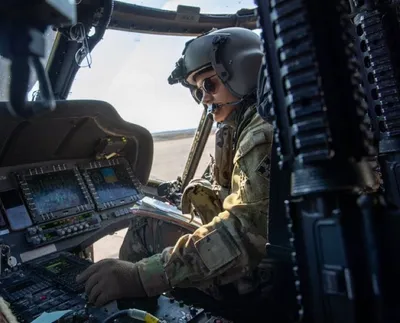 @Open Source Intel: U.S. Central Command (CENTCOM):

"U.S. Army Soldiers conduct pre-flight checks on UH-60 Black Hawk helicopters. The UH-60 is the workhorse of the Army, logging millions of flight hours and capable of 