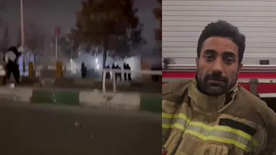 @𝐍𝐢𝐨𝐡 𝐁𝐞𝐫𝐠 🇮🇷 ✡︎: Hamid Mahdavi was a firefighter. 

On the 8th of January, he entered the regime in Iran's killing field and carried his injured fellow Iranians to safety. 

Like a true firefighter, he ran towards dan