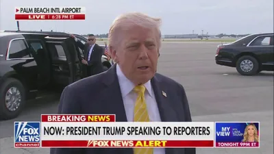 @Open Source Intel: Reporter: In your letter to Congress, you said that hostilities with Iran have been terminated. How can you say that with the naval blockade still in place? 

U.S. President Donald Trump: "Well, it’s 