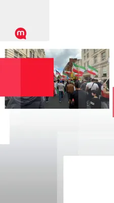 @اتاق خبر منوتو: Great London March; "The IRGC is a Terrorist [Organization]," Sunday, May 3