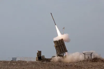 @Babak Taghvaee - The Crisis Watch: BREAKING: The recently deployed Iron Dome short-range air defense battery of the Israeli Defense Forces in Abu Dhabi, the capital of the United Arab Emirates, has just intercepted what appears to be a