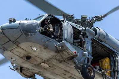 @Open Source Intel: U.S. Navy MH-60 Sea Hawks are operating under Project Freedom near the Strait of Hormuz.

Earlier today, Sea Hawks and U.S. Army AH-64 Apaches destroyed Iranian small boats threatening commercial ship