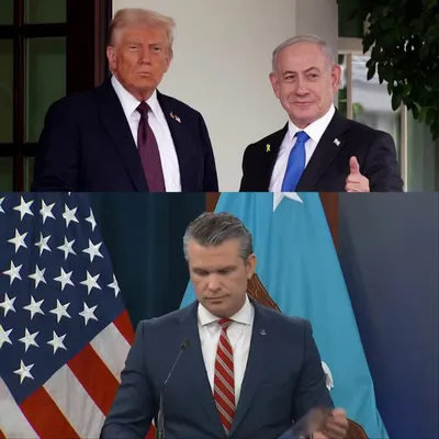 @Open Source Intel: SecDef Pete Hegseth pushes back on the claim that Netanyahu is pulling Trump into the conflict with Iran:

"Your question is based on the false premise that somehow President Trump is being pulled in 