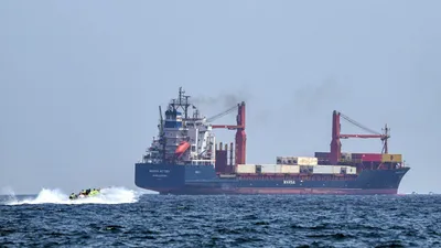 @Visegrád 24: The French-owned cargo vessel CMA CGM San Antonio was struck by a projectile while transiting the Strait of Hormuz.

Several crew members, identified as Filipino nationals, were injured in the strike.