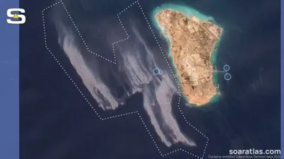 @Babak Taghvaee - The Crisis Watch: BREAKING: Satellite imagery released by Soar Earth⁠ shows massive oil pollution around Kharg Island in the Persian Gulf, southern Iran, as a result of what appears to be explosions involving oil pumps