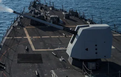 @Open Source Intel: CBS, citing U.S. officials: American destroyers moving through the Strait of Hormuz tonight came under attack from swarms of Iranian fast boats.

The warships responded using 5 inch deck guns, Close I