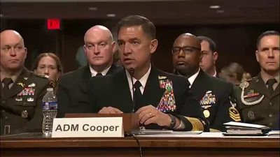 ادمیرال براد کوپر، رئیس CENTCOM: "توان‌آموزهای ایران به شدت تضعیف شده‌اند. اگر بر اساس تجربه شخصی خود صحبت کنم، در ۱۰۰ مرور از طرح هرمز، معمولاً...