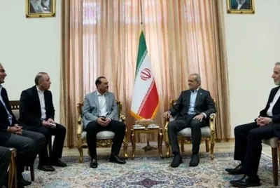 @✡︎𝐋𝐢𝐯𝐞𝐈𝐫𝐚𝐧𝐍𝐞𝐰𝐬🇮🇷🇮🇱: ⚡🇵🇰🇺🇸🦀Asim Munir, Chief of Staff of the Pakistani Army, during his trip to Tehran, has conveyed messages from the US government to the terrorist regime of the Islamic Republic; messages that part