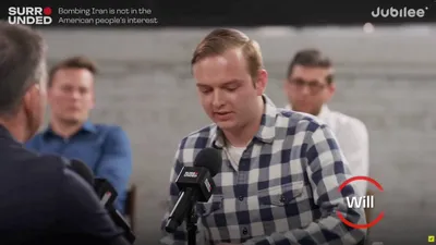 @Open Source Intel: TRUMP SUPPORTER: “I think bombing Iran is absolutely in the American people’s interest...”

GLENN GREENWALD: “You seem like a young guy to me. Have you ever thought about going and fighting in this wa
