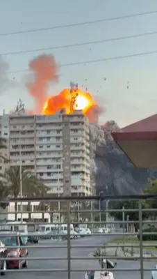 @✡︎𝐋𝐢𝐯𝐞𝐈𝐫𝐚𝐧𝐍𝐞𝐰𝐬🇮🇷🇮🇱: ⚡🇮🇱🇱🇧🦀New images have been released of the Israeli army's airstrike on the city of Tyre in southern Lebanon. According to reports, these attacks targeted positions and infrastructure affiliated w
