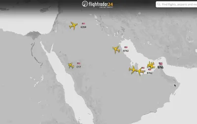 @WarMonitor🇺🇦🇬🇧: Watch US retaliatory strikes on Iran yesterday night many US refuelling tankers are seen hovering over the Strait of Hormuz at Midnight local time then seen flying out with strike aircraft in tow.