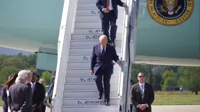@Visegrád 24: Trump jest teraz w Europie na szczycie G7

Prezydent Donald Trump przybył do Francji przed rozpoczęciem szczycu G7, zaraz po ogłoszeniu, że Stany Zjednoczone i Iran doszły do porozumienia skierowanego na zakończenie konfliktu