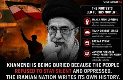 @Visegrád 24: The Islamic regime in Iran is on the ropes and needs one final push to fall for good. US/Israeli airstrikes combined but resistance from the people is a potent mix for regime change.

The regime’s ine