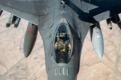@Open Source Intel: CENTCOM: F-16 fighter jets fly over the Middle East during a patrol. U.S. forces remain present and vigilant throughout the region.