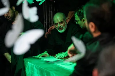@Open Source Intel: IRGC Commander Ahmad Vahidi spotted at Ali Khamenei's coffin in Tehran