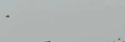 @Open Source Intel: Helicopter activity has been spotted over Tehran as Iran prepares for the burial of Khamenei. The capital is on high alert ahead of the funeral ceremonies.